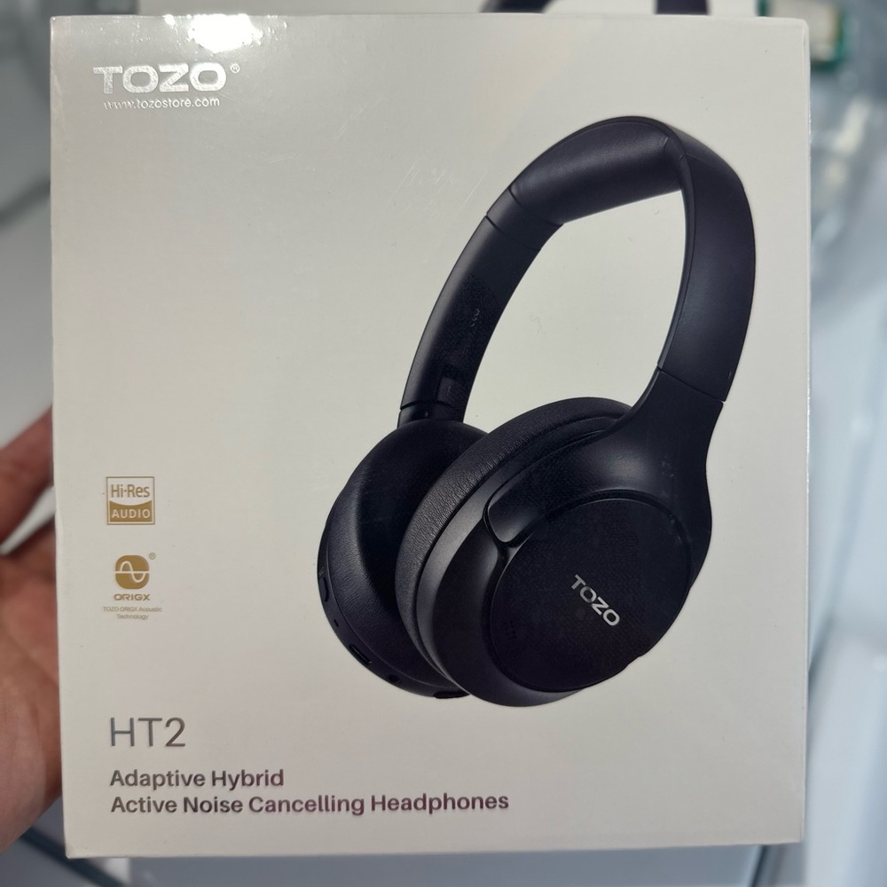 TOZO HT2 Noise Cancelling Headphones wireless new and sealed